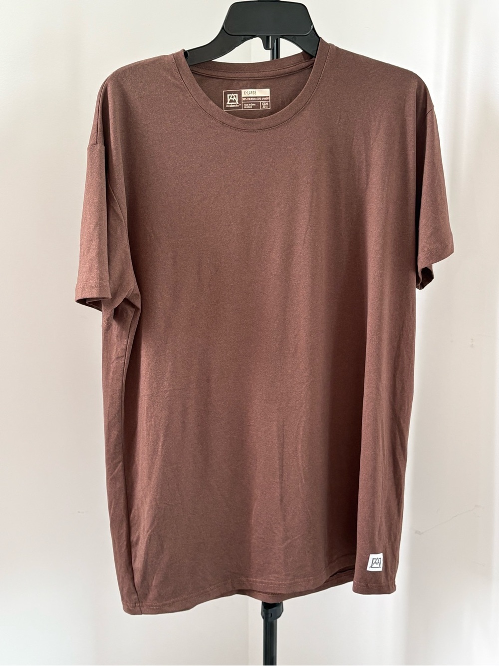 Avalanche Brown Short Sleeve Crewneck Tee